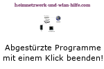 Abgestürzte Windows Programme mit einem Klick beenden