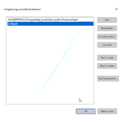 Windows 10 Tutorial: Änderungen an einer Umgebungsvariable vornehmen