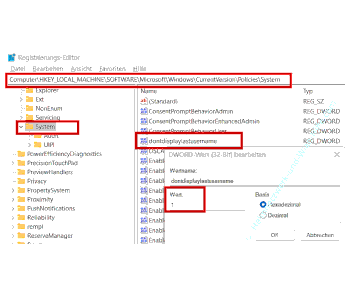 Anzeige aller Benutzerkonten im Windows Anmeldebildschirm über die Registry deaktivieren