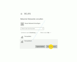 Windows 10 Netzwerk Tutorial - Probleme bei der Einwahl in ein Wlan-Netzwerk lösen! – Anzeige aller gespeicherten Wlan-Netzwerke