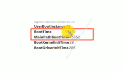 Windows 10 Tutorial - Die Startzeit (Bootzeit) deines Computers mit Windows eigenen Mitteln herausfinden! - Detaillierte Anzeige der Werte BootTime MainPathBootTime zum Herausfinden der Computerstartzeit 