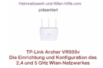 TP-Link Archer VR900v - 2,4 und 5 GHz Wlan-Netzwerk konfigurieren
