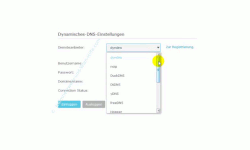 TP-Link Archer VR900v – Auswahlliste von DynDNS Diensteanbietern verwenden