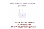 TP-Link Archer VR900v - IP-Adresse und DHCP-Einstellungen konfigurieren