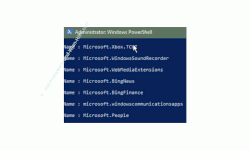 Windows 10 Tutorial - Nicht löschbare Apps mit Hilfe der PowerShell Kommandozeile löschen - Auflistung von installierten Apps in der PowerShell 