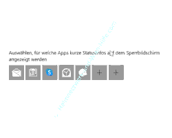 Windows 10 Tutorial: Konfiguration Auswählen, für welche Apps kurze Statusinfos aus dem Bildschirm angezeigt werden 