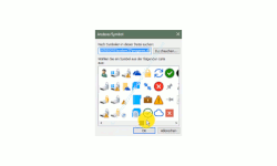 Windows 10 Tutorial - Einen beliebigen Ordner in die Taskleiste einbinden - Auswahlliste für die Auswahl eines Anwendungssymboles 