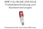 AVM Fritz WLAN USB-Stick - Produktbeschreibung und Kundenmeinungen