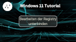 Bearbeiten der Registry unterbinden