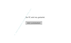 Windows 10 Netzwerk Tutorial - Die Netzwerkeinstellungen auf Neuinstallations-Zustand zurücksetzen - Der Befehl Jetzt zurücksetzen, der die Netzwerkeinstellungen auf Neuinstallations-Zustand zurücksetzt 