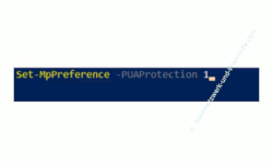 Windows 10 Tutorial - Den Schutz vor unerwünschten Anwendungen ( PUA - Potentially Unwanted Applications) aktivieren! - PowerShell Befehl zum Aktivieren des PUA-Schutzes 