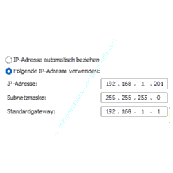 Beispiel für die Konfiguration einer statischen IP-Adresse unter Windows 11
