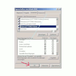 Windows Netzwerk Tutorial: Windows Zugriffsrechte für Ordner und Dateien einrichten! Änderungen OK