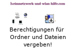 Berechtigungen für Zugriffe auf Dateien und Ordner deiner Computer vergeben!