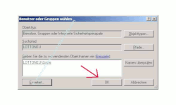 Windows Netzwerk Anleitung: Berechtigungen für Zugriffe auf Dateien und Ordner deiner Computer vergeben! Benutzer Benutzergruppe OK betätigen