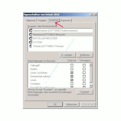 Windows Netzwerk Anleitung: Berechtigungen für Zugriffe auf Dateien und Ordner deiner Computer vergeben! Register Sicherheit