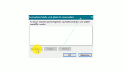 Windows 10 Tutorial - Einen USB-Stick Datenträger oder anderes Laufwerk ohne die Vergabe eines Laufwerksbuchstabens in dein System einbinden! - Button Hinzufügen im Konfigurationsfenster Laufwerksbuchstabe und -pfade ändern 