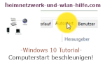 Computerstart beschleunigen