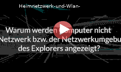 Computer werden nicht im Netzwerk bzw. der Netzwerkumgebung des Explorers angezeigt - Youtube Video Windows 10 Tutorial