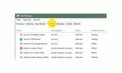 Computerstart beschleunigen – Task-Manager Register Autostart