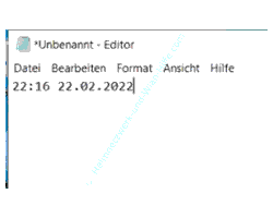 Windows 10 Editor-Tutorial: Das Datum manuell oder per F5-Taste in einer Textdatei einbinden