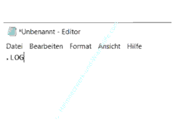 Windows 10 Editor-Tutorial: Das Datum über den Textdateieneintrag .log automatisch eintragen lassen