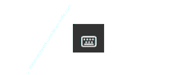 Das Icon der virtuellen Bildschirmtastatur in der Taskleiste