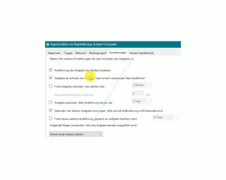 Windows 10 Tutorial - Eine automatische Sicherung der kompletten Registrierungsdatenbank konfigurieren! - Das Register Einstellungen der Aufgabe RegIdleBackup 