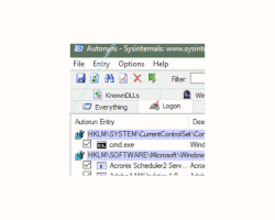 Windows 10 Tutorial - Automatisch startende Programme mit dem Tool Autoruns aufdecken - Das Register Logon von Autoruns enthält eine Liste mit automatisch startenden Programmen 