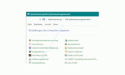 Windows 10 Tutorial - Programme und Tools der Systemsteuerung schnell über cpl-Dateien aufrufen! - Das Übersichtsfenster Alle Systemsteuerungselemente der Systemsteuerung 