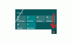 Windows 10 Tutorial - Die Anzahl der Nachrichten im Infocenter anpassen und reduzieren! - Das Infocenter über die Taskleiste aufrufen 