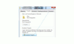 Heimnetzwerk Tutorials: Windows 7 Dateien und Drucker freigeben - Register Freigabe