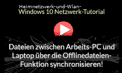 Dateien zwischen PC und Arbeits-Laptop über die Offlinedateien-Funktion synchronisieren! - Youtube Video Windows 10 Tutorial