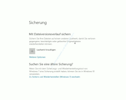 Windows 10 Tutorial - Wichtige Daten mit Windows-Bordmitteln ohne zusätzliches Backup-Programm sichern! - Datensicherungsoption Mit Dateiversionsverlauf sichern 