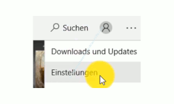 Windows 10 Tutorial - Apps Aktualisierung konfigurieren – Einstellungen Dialog im Windows Store aufrufen