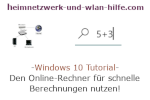 Windows 10 Tutorial - Den Online-Rechner für schnelle Berechnungen in Windows 10 nutzen!