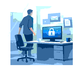 Den PC für mehr Sicherheit beim Verlassen sperren