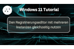 Den Registrierungseditor mit mehreren Instanzen gleichzeitig nutzen