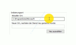 Windows 10 Tutorial - Suche über die Konfiguration der Indizierungsoptionen beschleunigen! - Den Speicherort der Windows 10 Suchindexierungsdatenbank (Indizierungsort) ändern