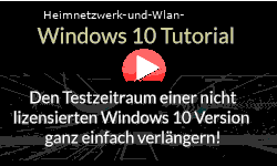 Den Testzeitraum einer nicht lizensierten Windows 10 Version ganz einfach verlängern! - Youtube Video Windows 10 Tutorial