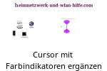  Den Textcursor für eine bessere Erkennbarkeit mit farblichen Indikatorelementen ergänzen