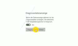 Windows 10 Tutorial - Daten (Telemetriedaten) anzeigen, die von Windows an Microsoft übertragen werden - Den Diagnosedatenviewer im Bereich Diagnosedatenanzeige aufrufen 