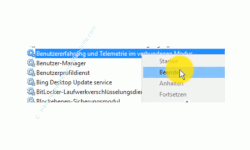 Windows 10 Tutorial - Die Telemetriedatenübermittlung von Windows 10 an Microsoft deaktivieren bzw. abschalten - Den Dienst Benutzererfahrung und Telemetrie im verbundenen Modus beenden