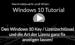 Den Windows 10 Lizenzschlüssel und die Art der Lizenz ganz fix anzeigen lassen! - Youtube Video Windows 10 Tutorial