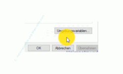 Windows 10 Tutorial - Programme direkt über die Kommandozeile starten - Der Button Umgebungsvariablen 