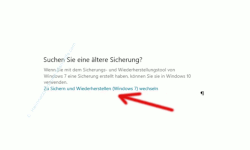 Windows 10 Tutorial - Wichtige Daten mit Windows-Bordmitteln ohne zusätzliches Backup-Programm sichern! - Der Link Zu sichern und Wiederherstellen (Windows 7) wechseln 