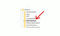Windows 10 Tutorial - Die Telemetriedatenübermittlung von Windows 10 an Microsoft deaktivieren bzw. abschalten - Der Registrierungsdatenbank Schlüssel DataCollection 