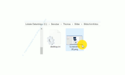 Windows 10 Tutorial - Das Windows Screenshot-Tool zum Erstellen von Screenshots nutzen! - Der Standardordner Bildschirmfotos für das automatische Ablegen erstellter Screenshots 