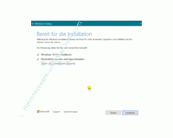 Windows 10 Tutorial - Funktionsupdate bei auftretenden Installationsproblemen selbst installieren! - Der Installationsassistent ist nach Download der aktuellen Updates zur Installation von Windows 10 bereit 