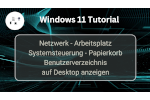 Symbole für Netzwerk, Arbeitsplatz, Systemsteuerung, Papierkorb und Benutzerverzeichnis auf Desktop anzeigen